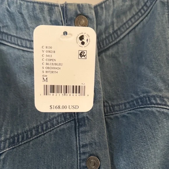 Free People Blue Denim Maxi Dress - Picture 2 of 3